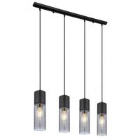 LAMPA WISZĄCA NOPÄ - czarny, Konventionell, metal/szkło (80/9/156cm)