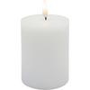 LED-LJUS FAIR - vit, plast/naturmaterial (7,5cm) - Mömax