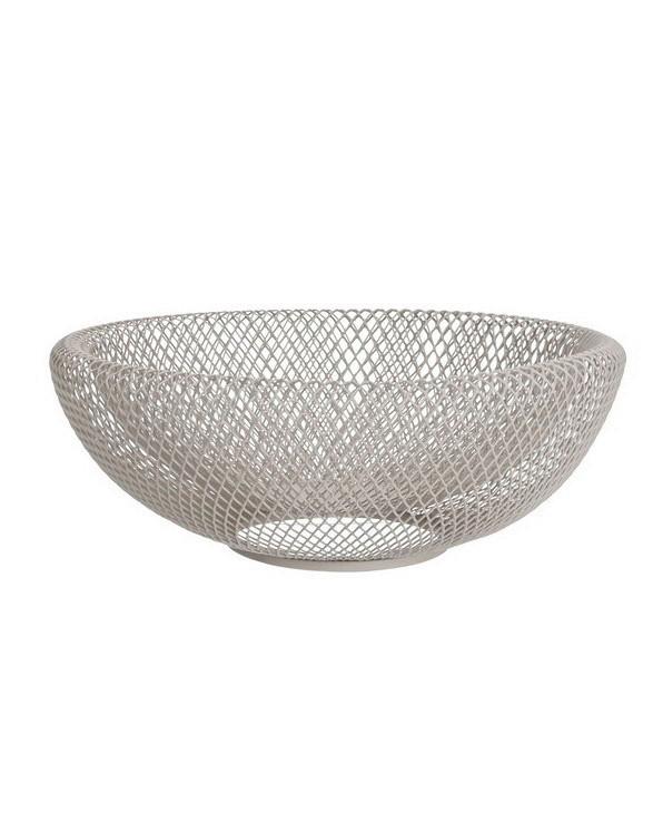 Dísztál Nala - L - homok, Modern, fém (29/9,5cm) - Modern Living