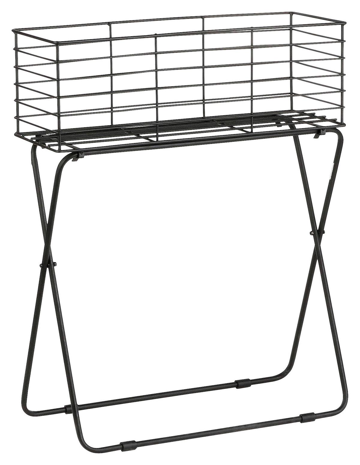 Növénytartó Állvány Fence - fekete, Basics, fém (54/68/19cm)