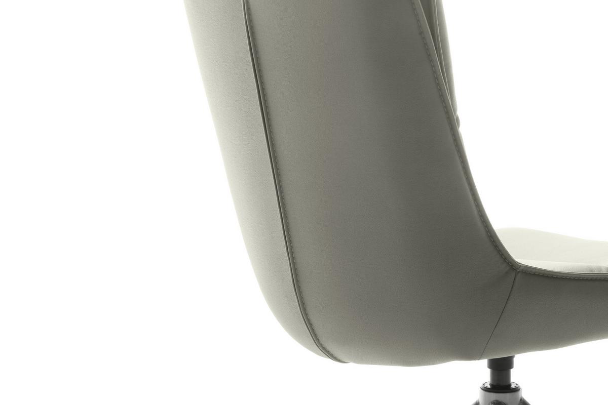 KRZESŁO HOUSTON - jasnoszary/czarny, Design, metal/tkanina (49/90/65cm) - Novel