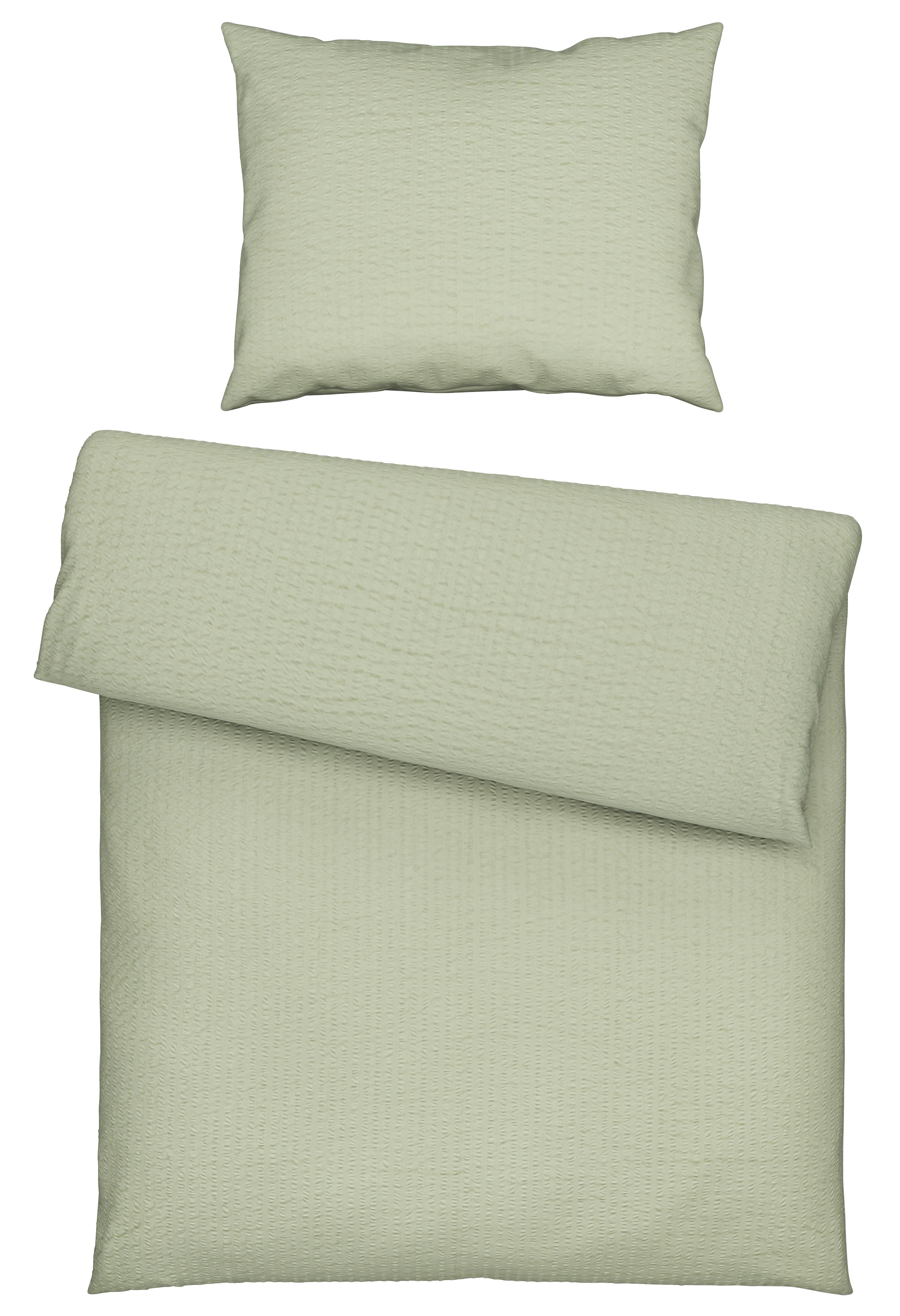 Ágyneműhuzat-garnitúra Gisela - világoszöld, textil (140/200cm) - Modern Living