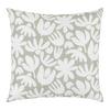 PRYDNADSKUDDE BETTY - vit/salviagrön, Klassisk, textil (40/40cm) - Mömax
