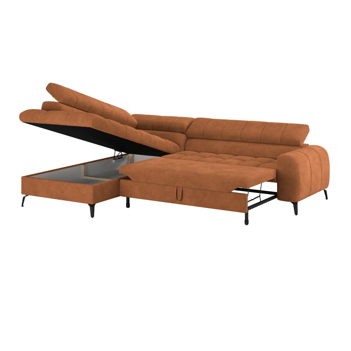Coltar VOLF - negru/ruginiu, Trend, plastic/textil (203/261cm) - Modern Living