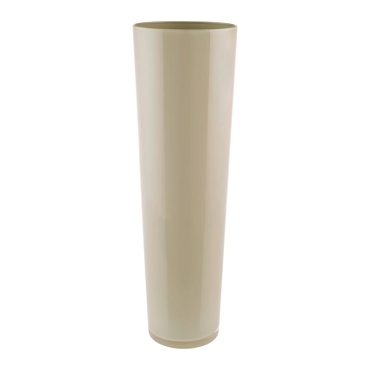 Vază Loretta cca. 50 cm - liliachiu/alb, Konventionell, sticlă (17/50cm) - Mömax