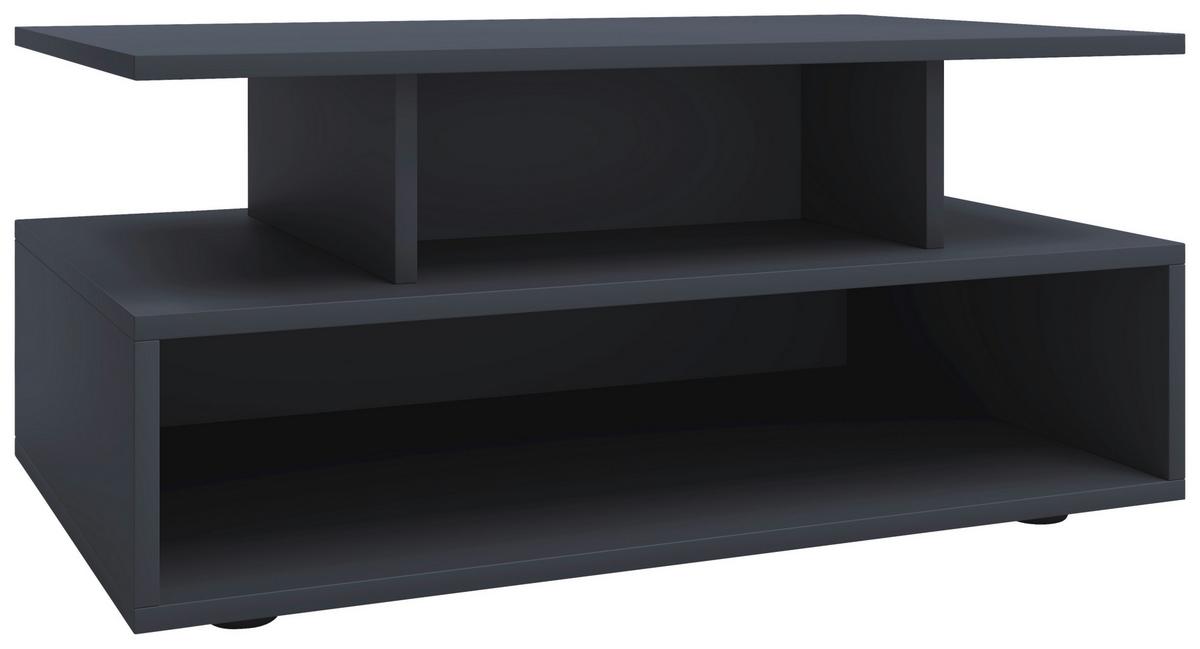 COUCHTISCH ESILA - Anthrazit/Schwarz, Design, Holzwerkstoff/Kunststoff (80/50/40cm) - MID.YOU