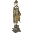 Buddha Buddha in Braun/gold - Goldfarben, LIFESTYLE, Holz (30/100/30cm) - MÖMAX modern living