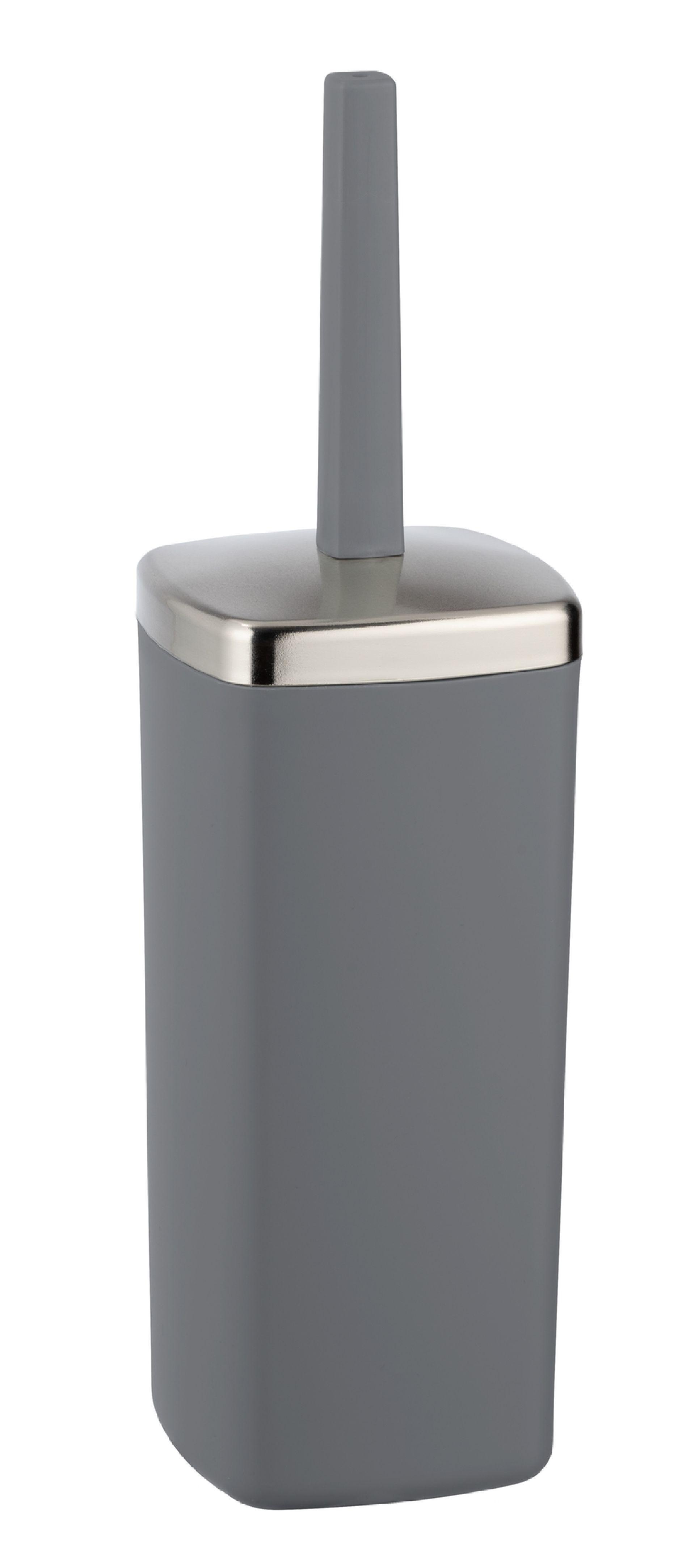 Garnitură perie WC Barcelona - antracit, Modern, plastic (9,6/36,5/9,6cm) - Wenko