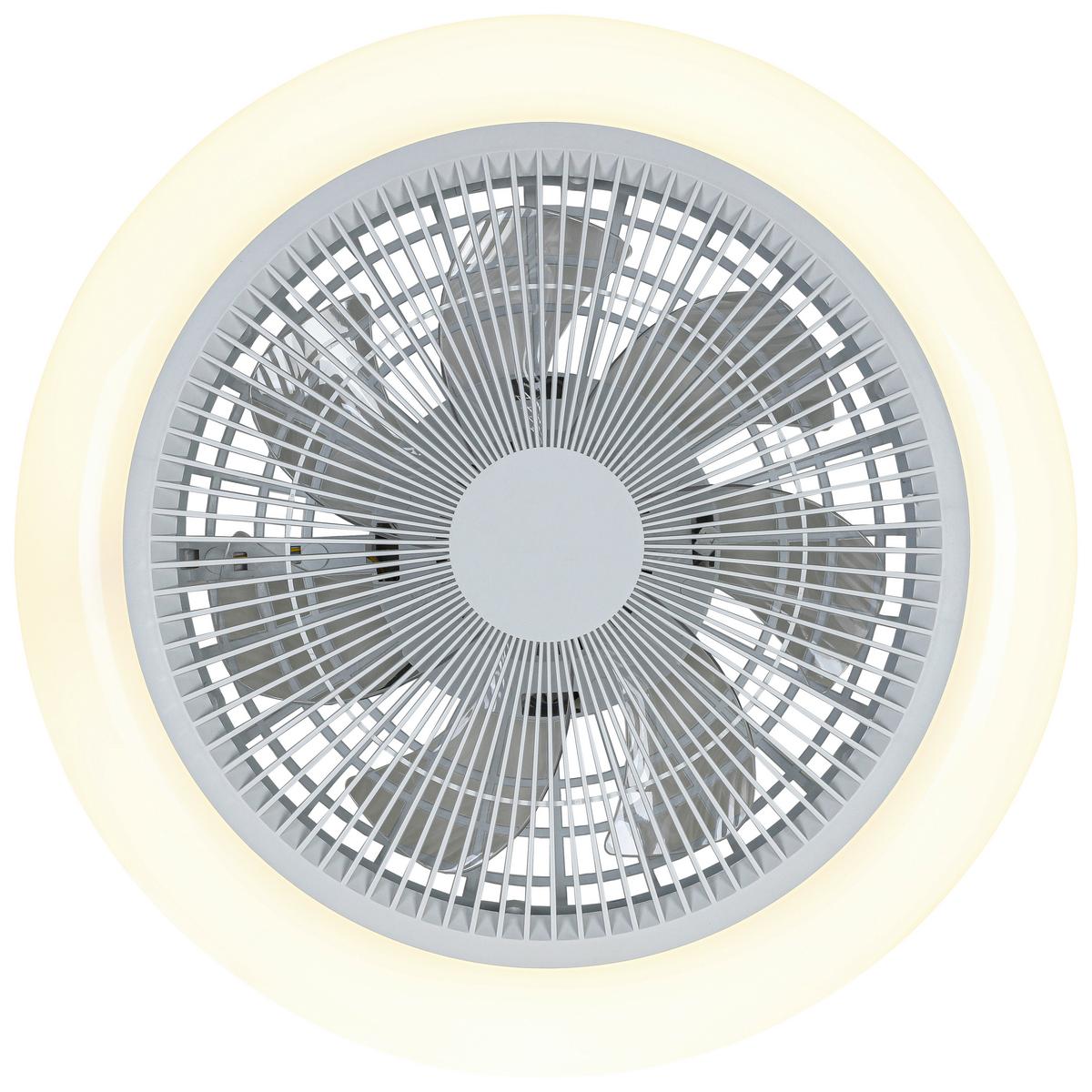 Ventilator Stropni Oliver - bijela, Moderno, metal/plastika (46/14,5/14,5cm) - Mömax