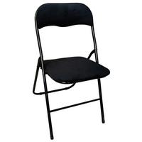 Klappsessel in Schwarz - Schwarz, Konventionell, Textil/Metall (44/78/45,5cm) - Mömax