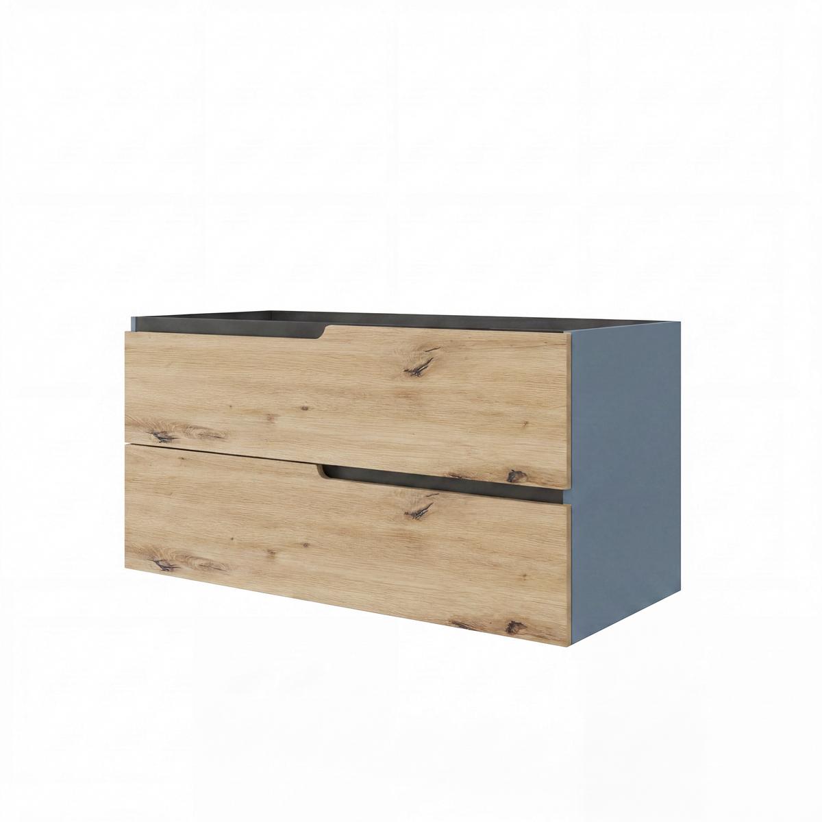 Ormarić Ispod Umivaonika Winter - plava/antracit, Moderno, pločasti materijal (100/51/46cm)
