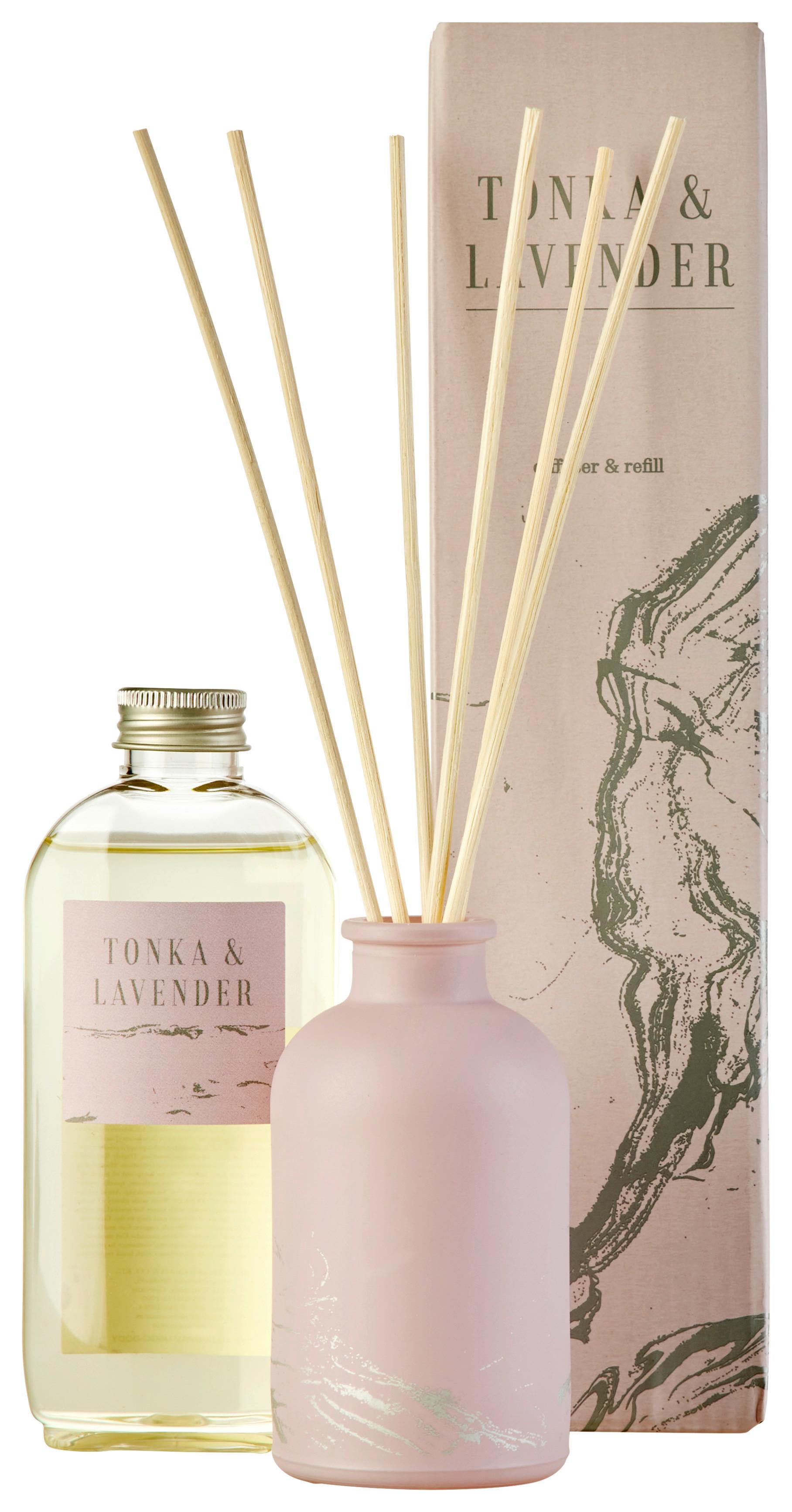 Diffúzor Essential - orgona, üveg/hullámkarton (5,5/10,5cm) - Premium Living