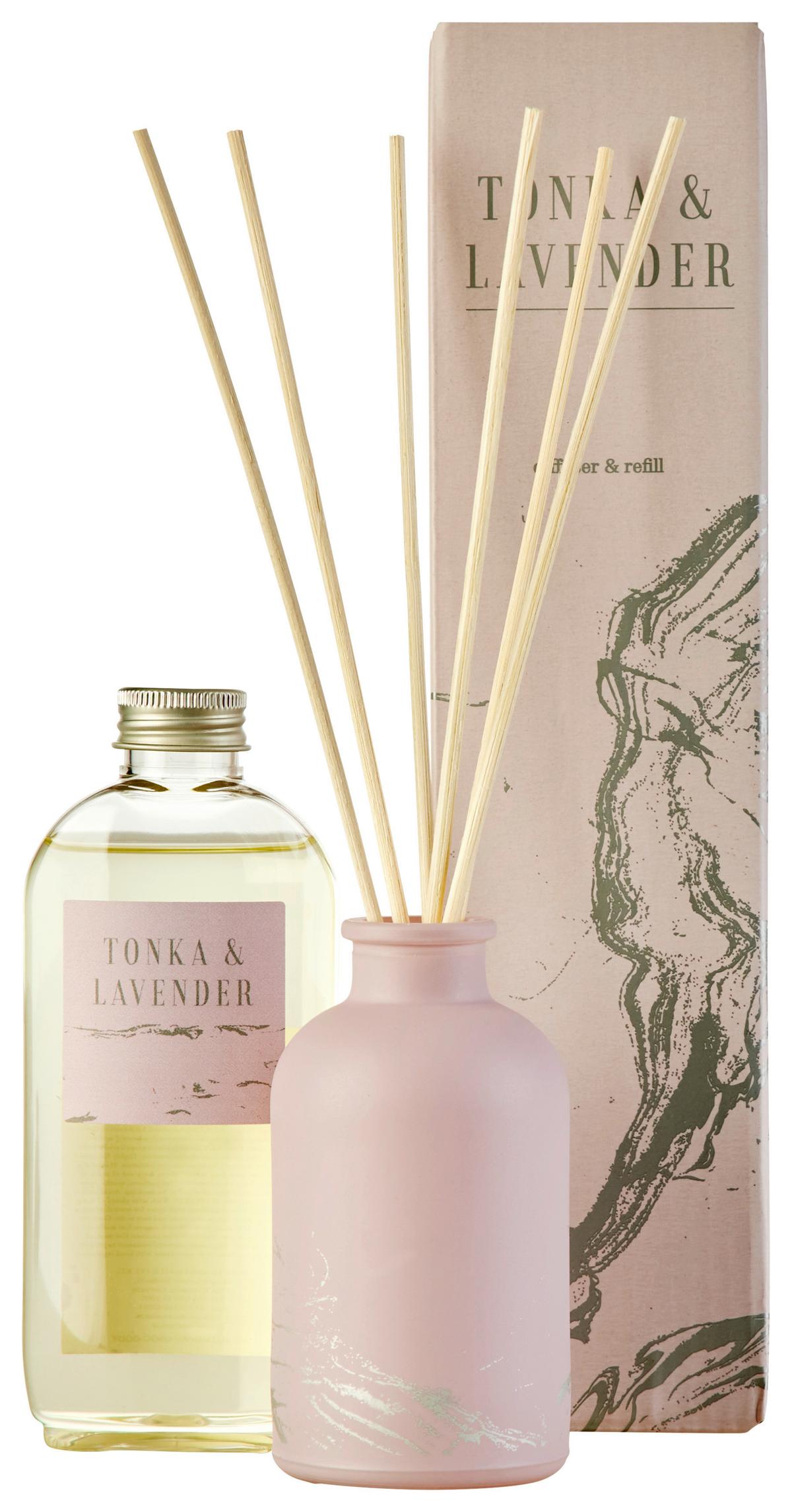 Diffúzor Essential - orgona, üveg/hullámkarton (5,5/10,5cm) - Premium Living