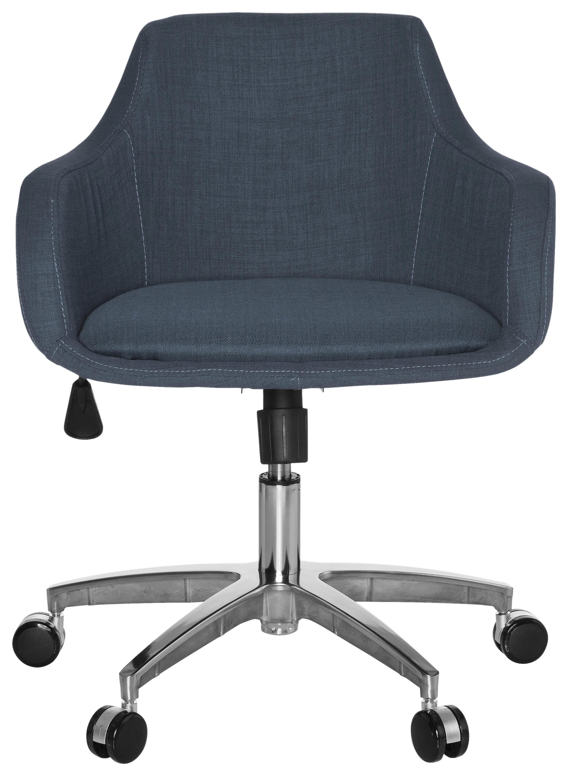 Vrtljivi Stol Solao 100, Temno Siva - temno siva, Moderno, kovina/umetna masa (55/86/41cm) - MID.YOU
