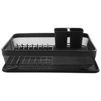 SUSZARKA DO NACZYŃ MODERN KITCHEN - czarny, Basics, tworzywo sztuczne/metal (41/30/13,5cm) - Homeware Profession.