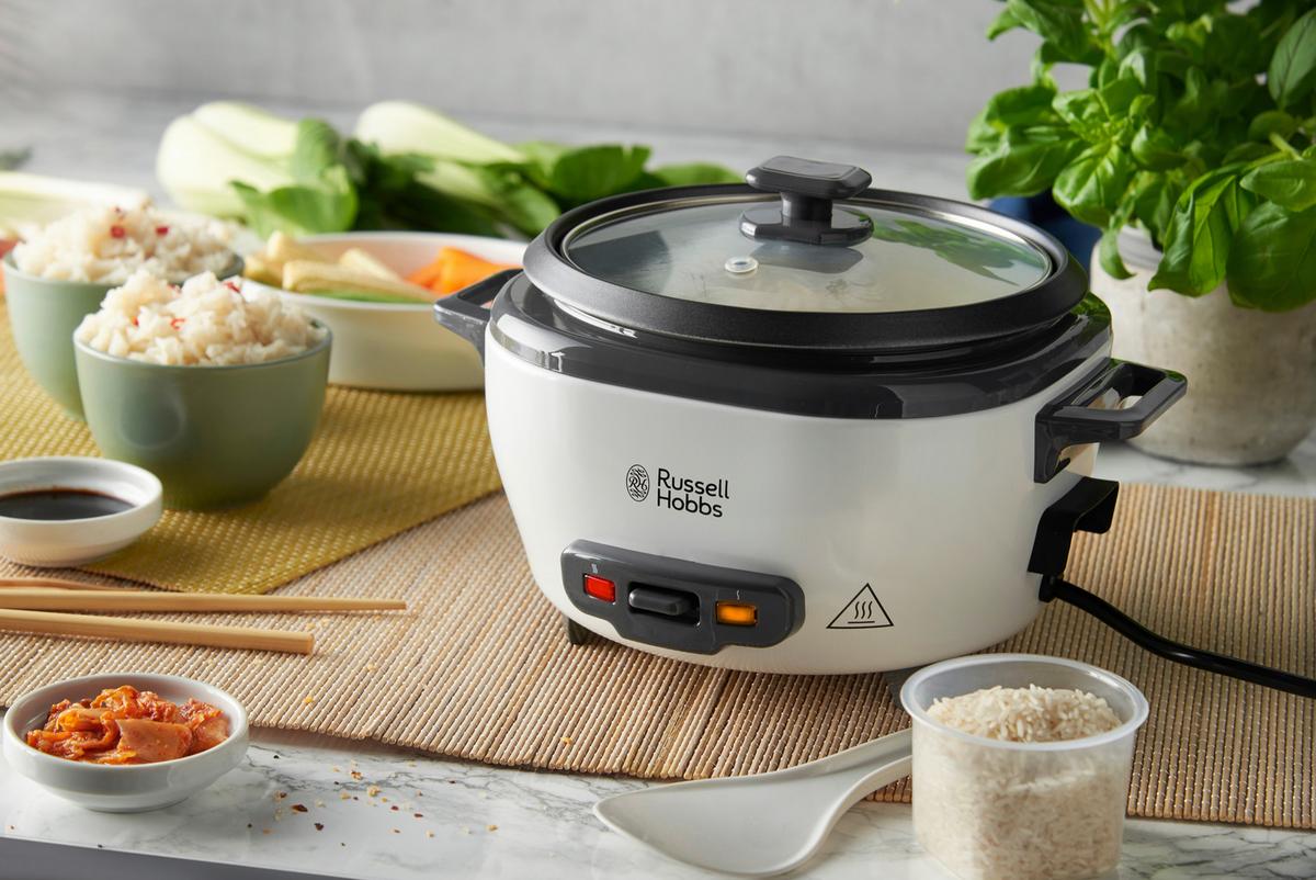 Rizsfőző Russell Hobbs 27030-56/rh M - fehér, Basics, műanyag/Üveg - Russel Hobbs