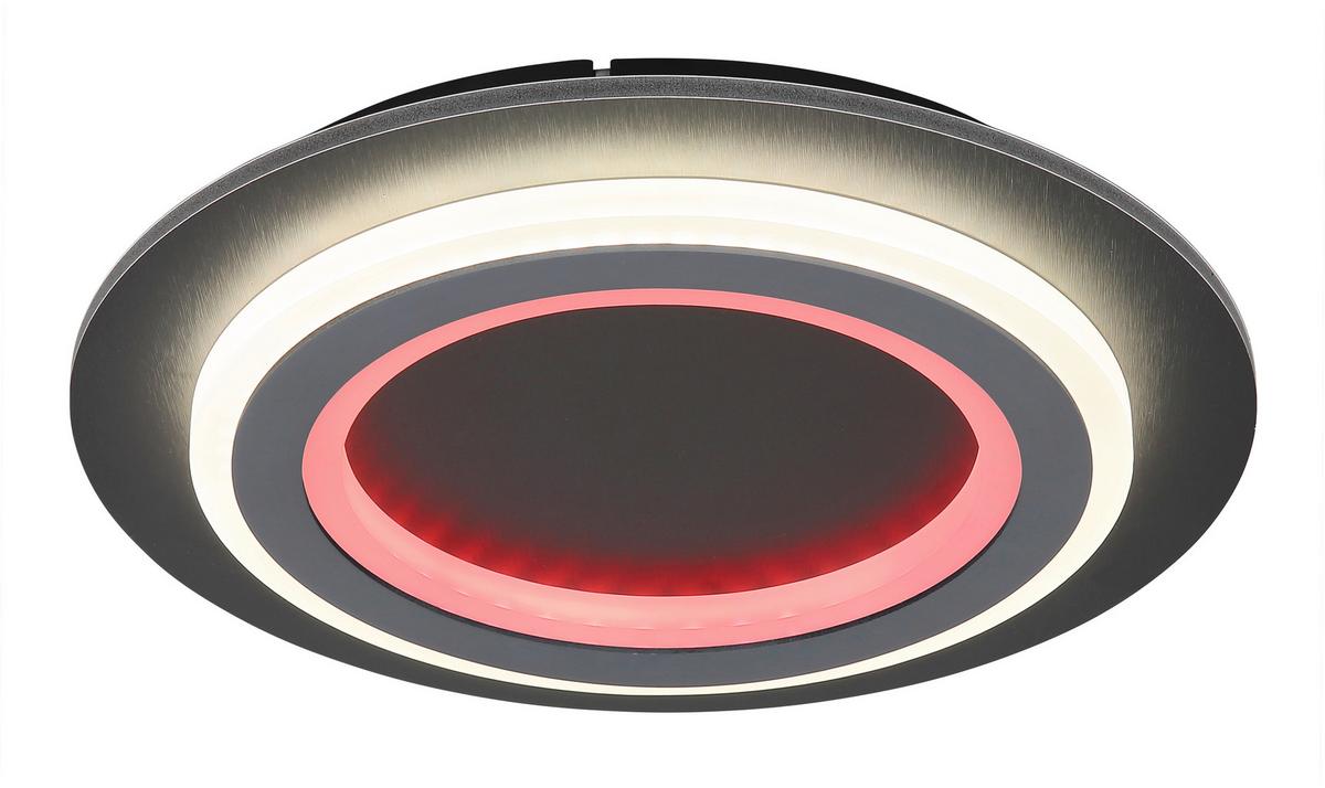 Led Stropna  Svjetiljka Jayden - siva/svijetlo siva, Design, metal/plastika (34/5,5cm) - Globo