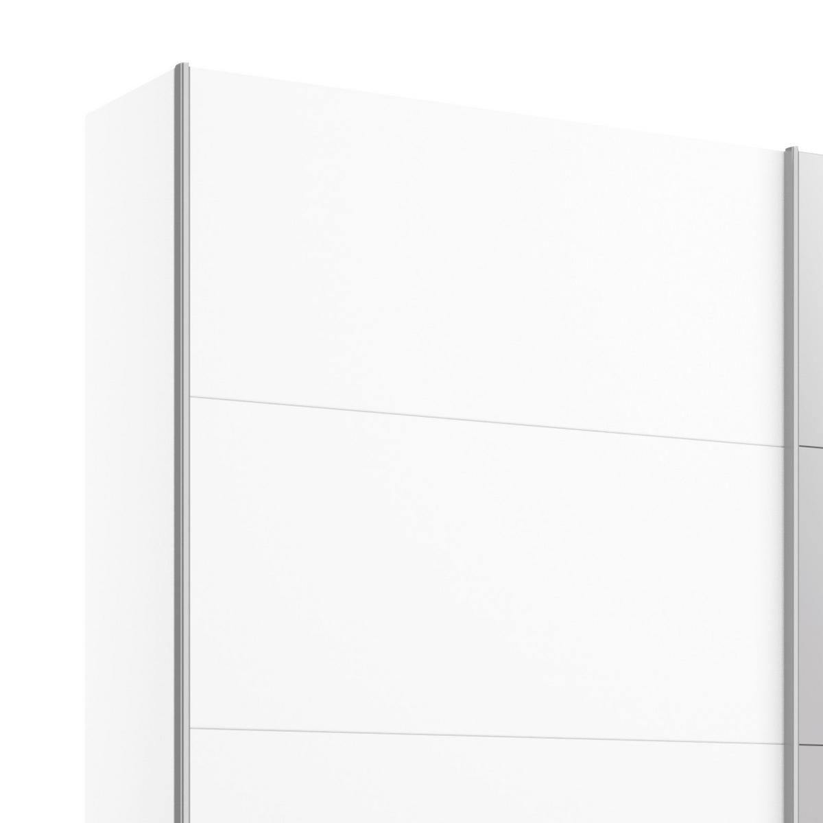 Ormar S Kliznim Vratima Belluno - bijela/boje aluminija, Moderno, drvni materijal/metal (226/230/62cm) - Modern Living