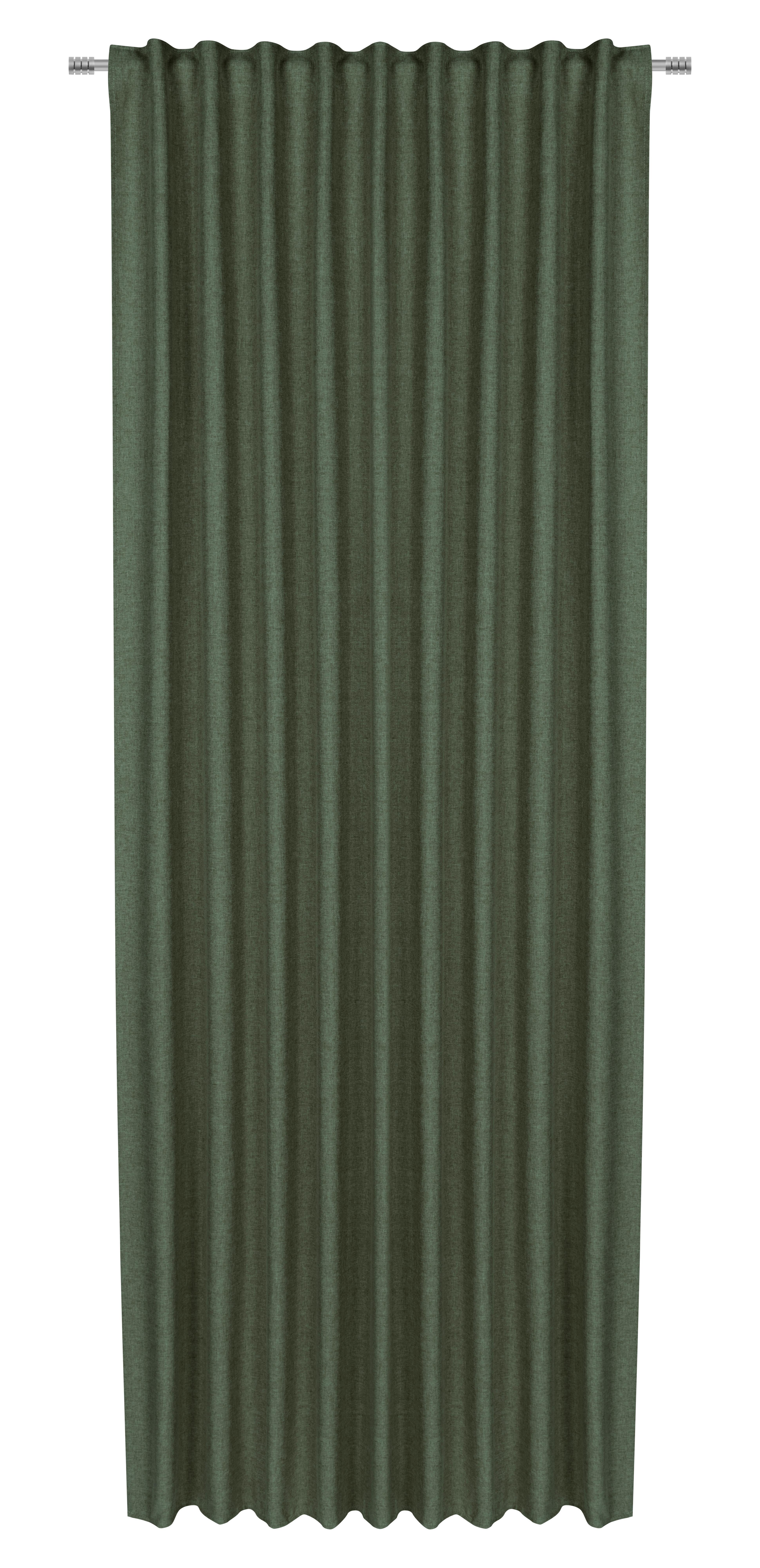 Gotova Zavjesa Ulrich - zelena, tekstil (135/245cm) - Modern Living