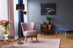 Stehleuchte Manfried max. 40 Watt - Schwarz, MODERN, Textil/Metall (35/162cm) - Modern Living