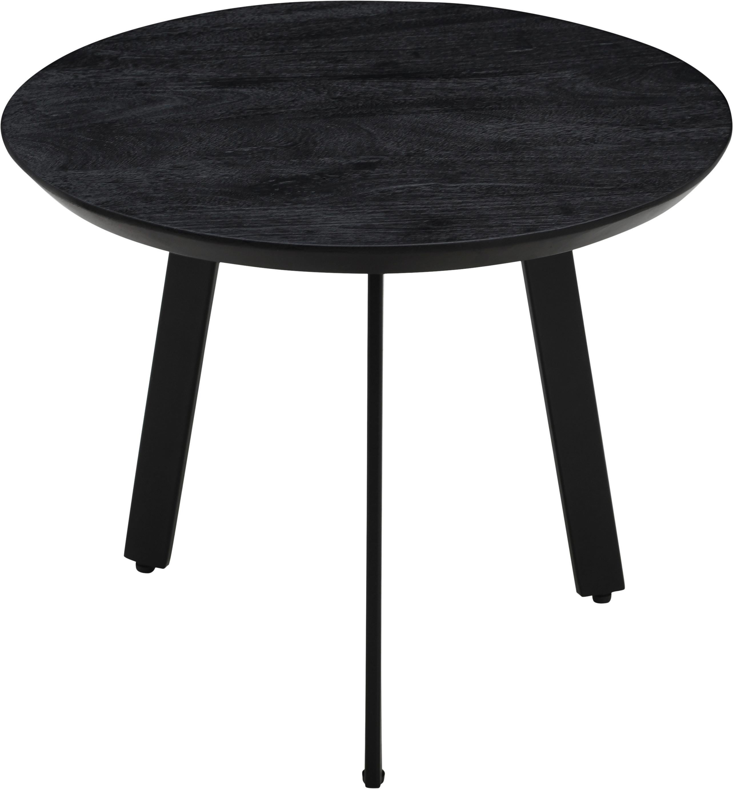 Couchtisch Segovia Schwarz - Schwarz, MODERN, Holz/Metall (50/50/45cm) - Mömax