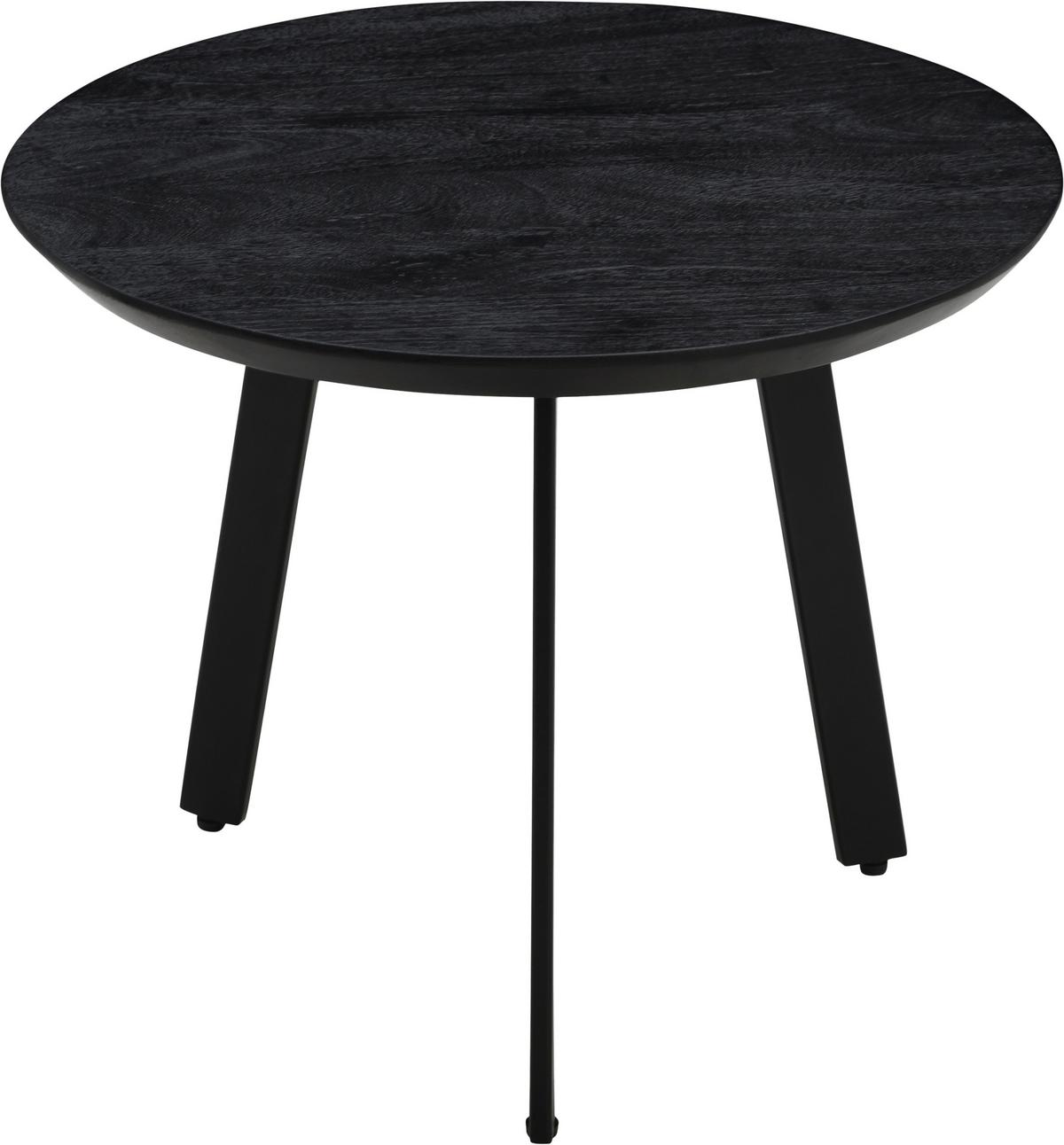 Couchtisch Segovia Schwarz - Schwarz, MODERN, Holz/Metall (50/50/45cm) - Mömax