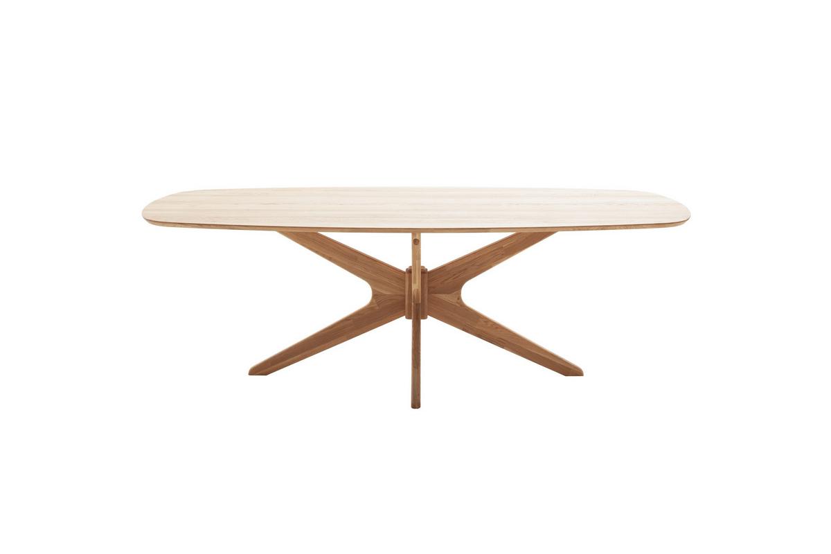 Esstisch Jefferson Wildeiche Echtholz - Wildeiche, MODERN, Holz (180/75/90cm) - Premium Living