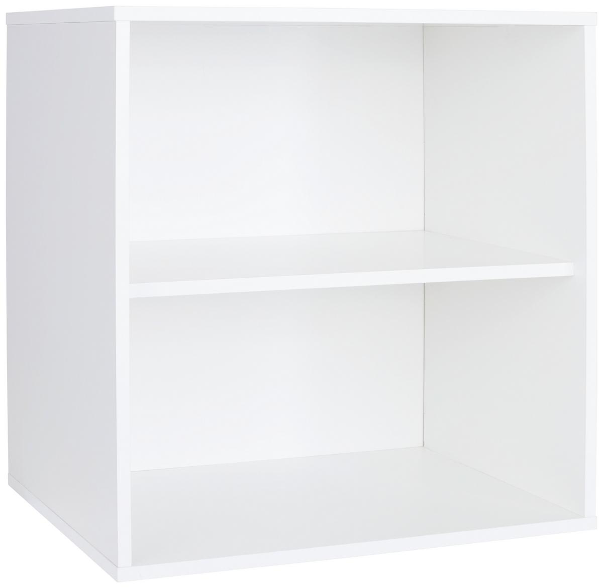 Regal Box - bijela, Moderno, drvni materijal (46/46/25cm) - Modern Living