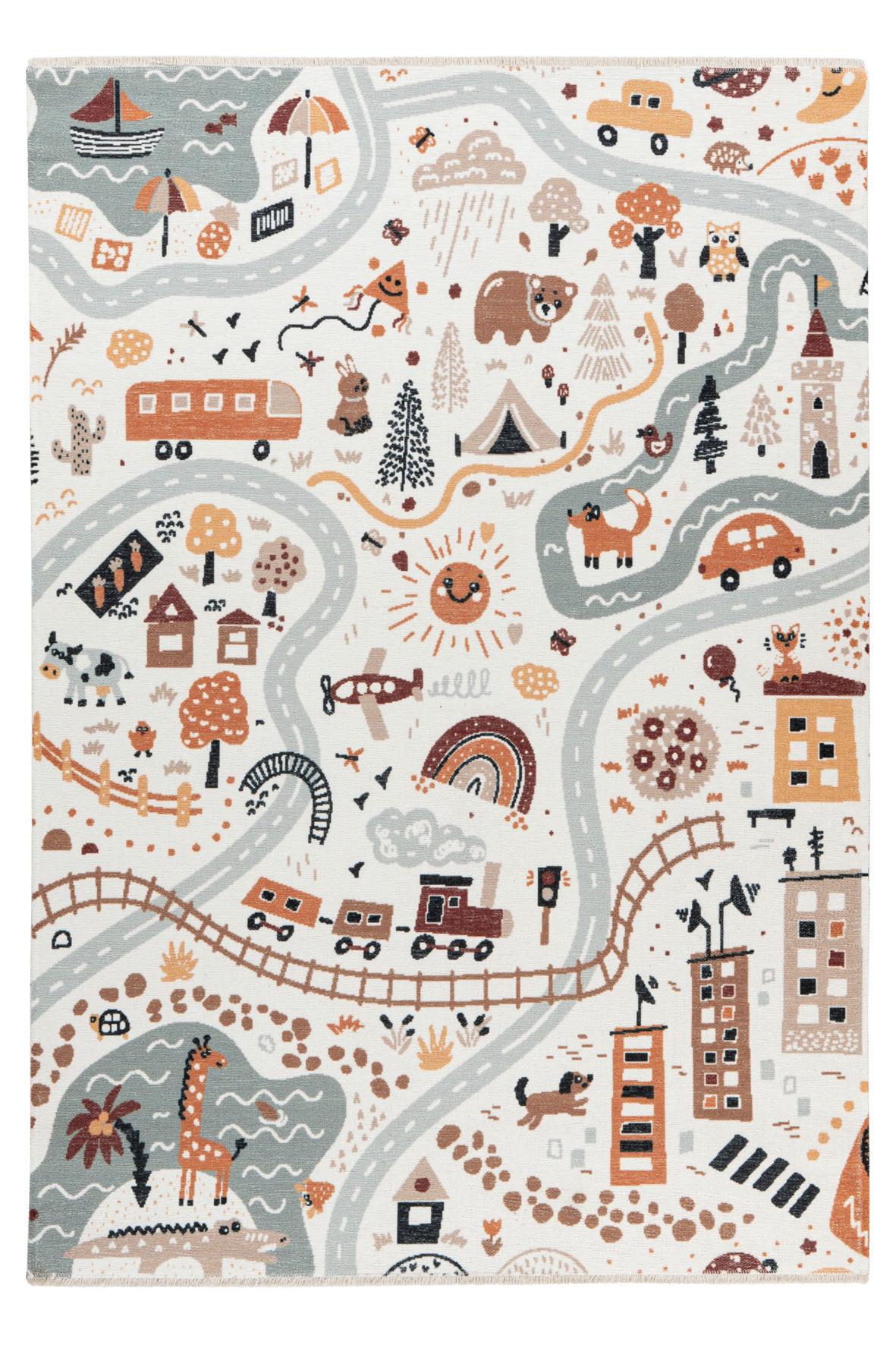 SPIELTEPPICH MY GRETA - Multicolor, Trend, Textil (155/230cm)