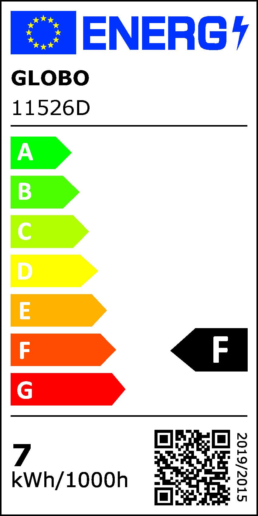 LED-Leuchtmittel 11526D max. 7 Watt - Glas/Metall (9,5/14cm) - Modern Living