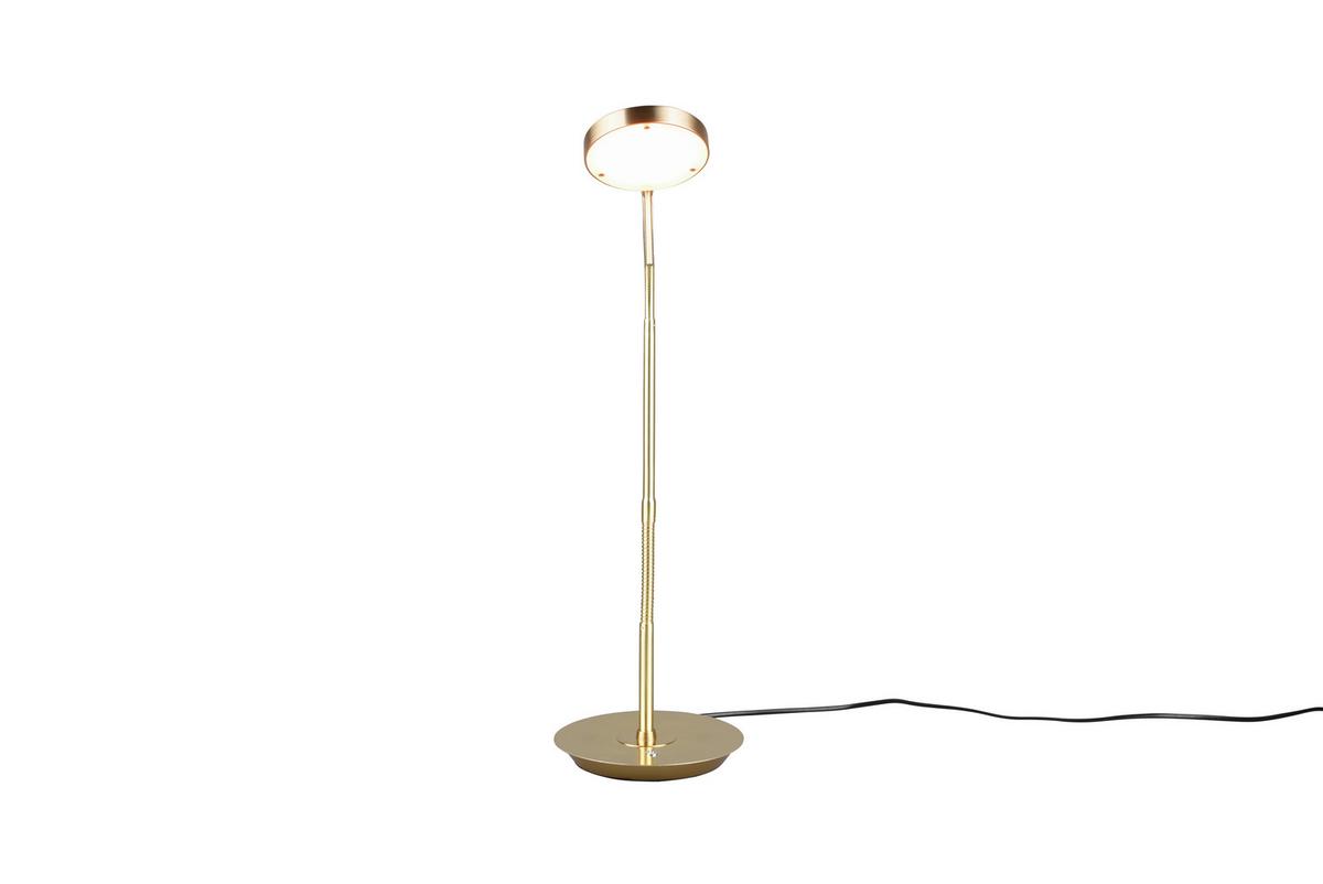 LED-Schreibistischleuchte Monza Gold max. 12 Watt - Basics (46/19/57cm) - Trio Leuchten