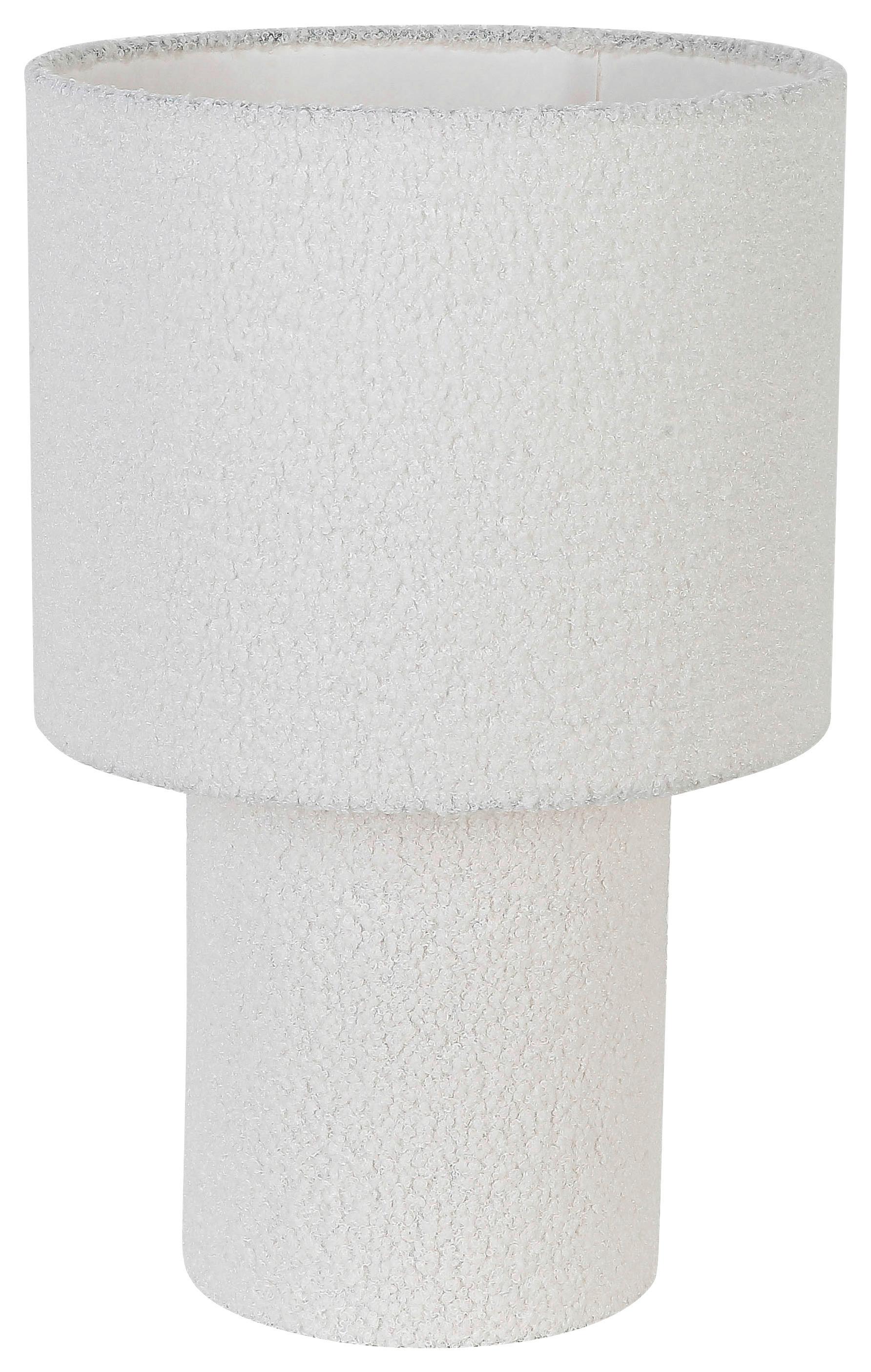 BORDSLAMPA STOFLI - vit/naturfärgad, Modern, metall/textil (28/44cm) - Mömax