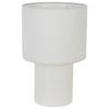 BORDSLAMPA STOFLI - vit/naturfärgad, Modern, metall/textil (28/44cm) - Mömax