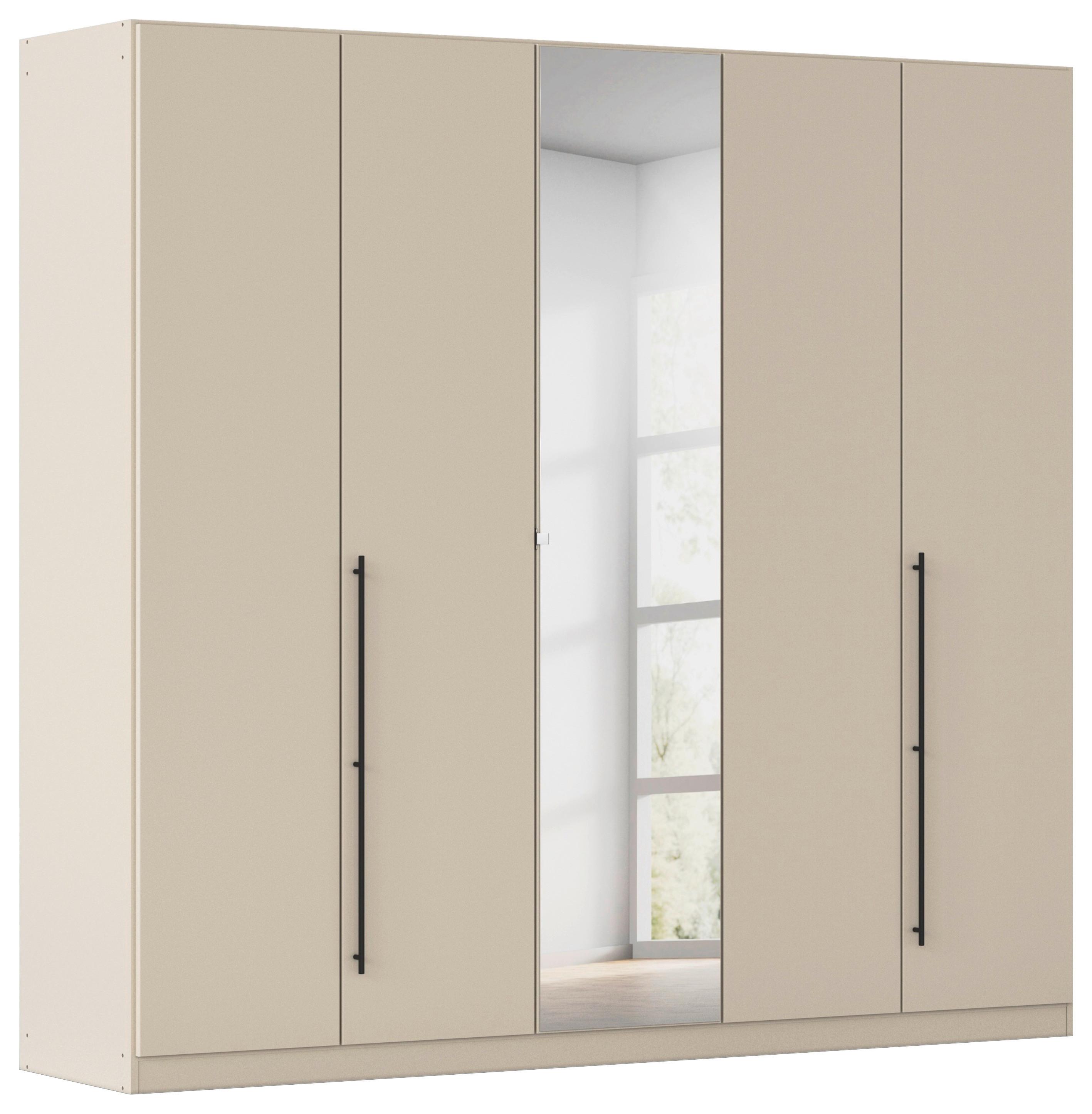 Șifonier Safari - șampanie, Konventionell, material pe bază de lemn (226/229/54cm)