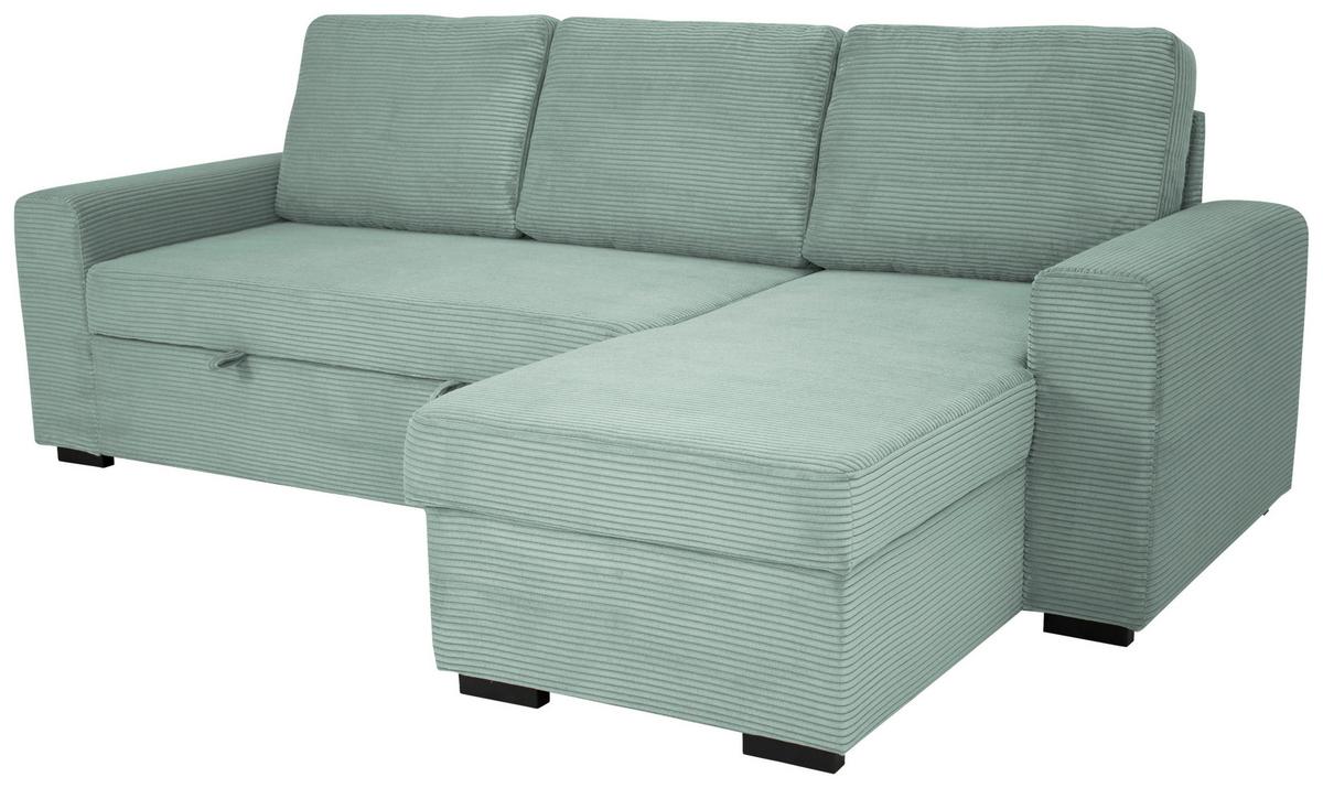 Sedežna Garnitura Tara, Zelena, Ležišče In Predal - Moderno, tekstil (245/158cm) - Mömax