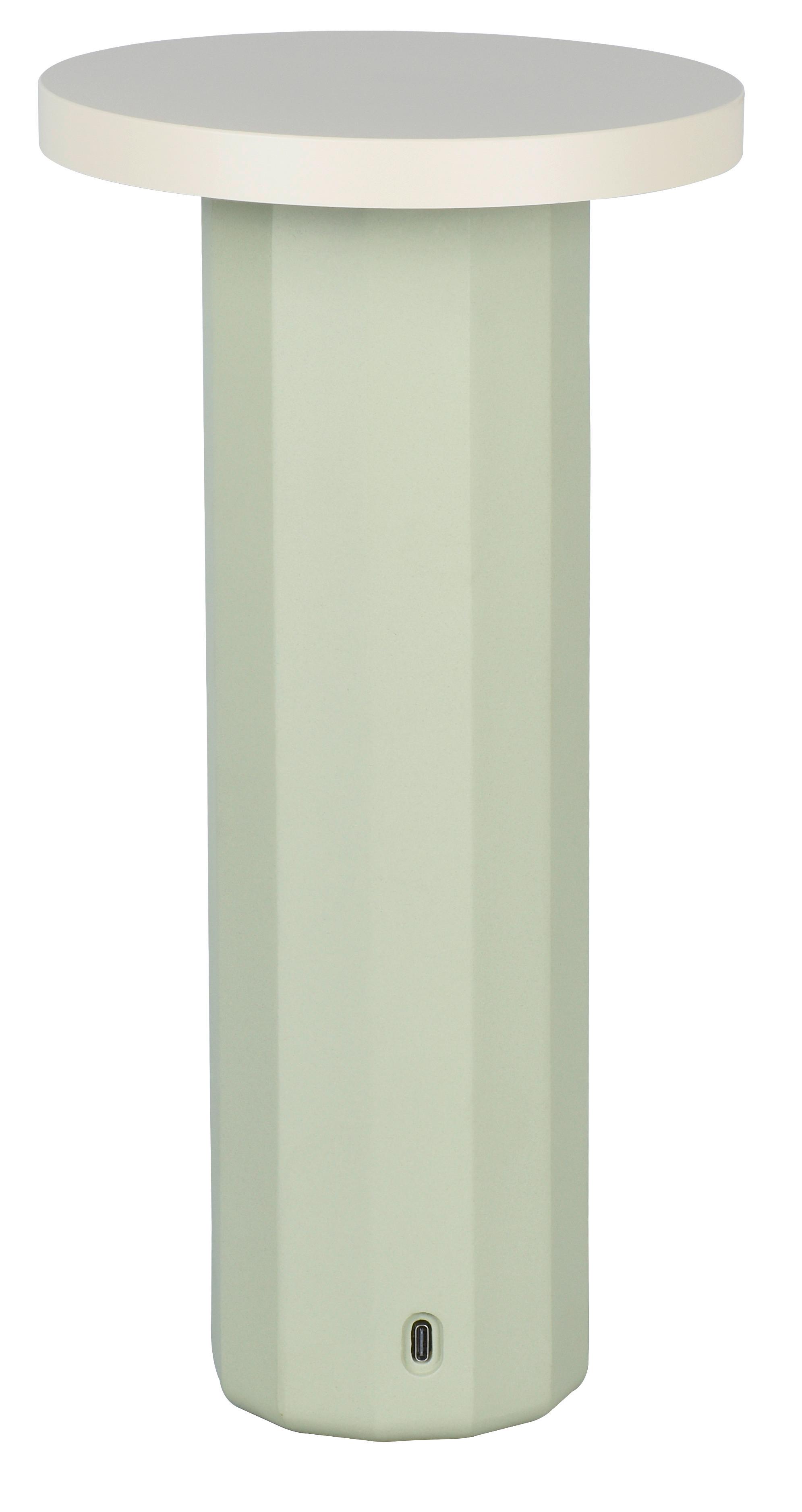 LAMPA STOŁOWA Z AKUMULATOREM ION *DK* - zielony, Design, kamień/metal (16/31,6cm) - Dieter Knoll