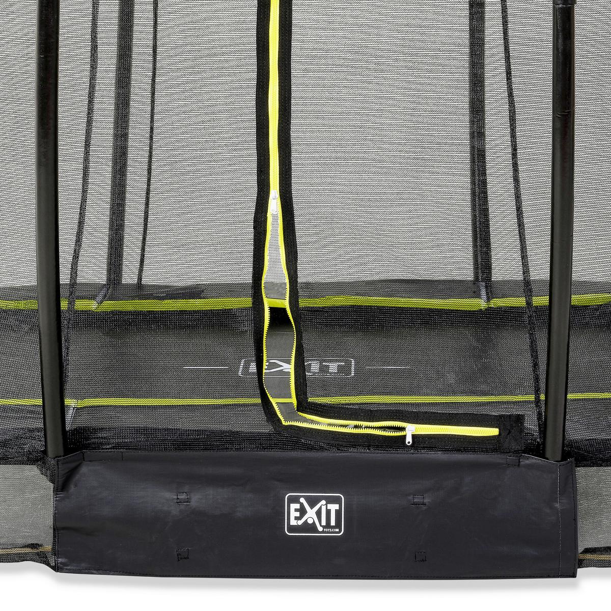 Trampolin Exit Schwarz - Schwarz, KONVENTIONELL, Kunststoff/Metall (305/203/214cm) - EXIT Toys
