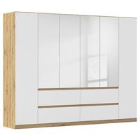 DULAP  USI ROTATIVE MAINZ - argintiu/alb, Basics, material pe bază de lemn (271/210/54cm) - Modern Living