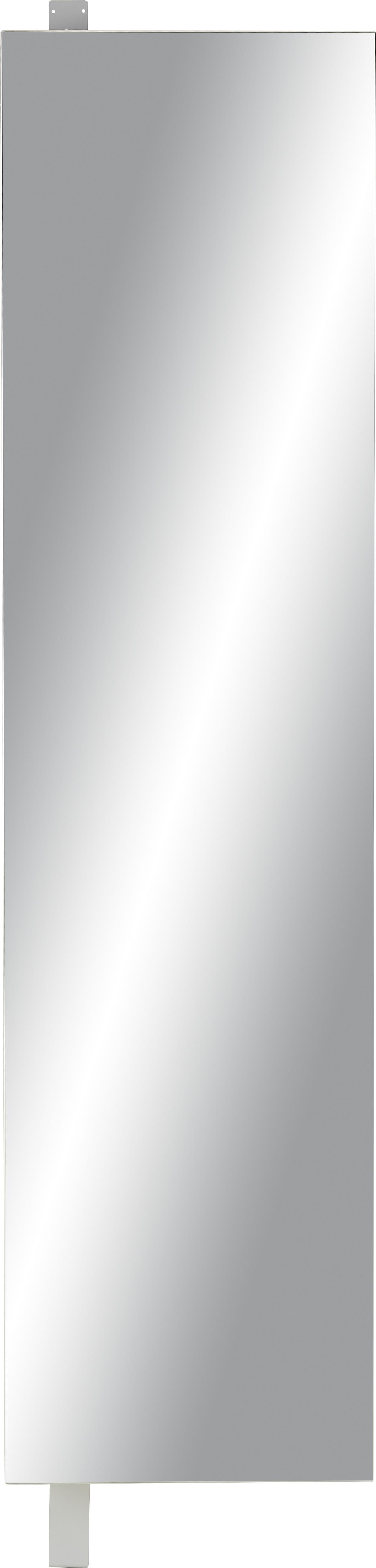 Schuhschrank in Weiß - Weiß, MODERN, Glas/Holzwerkstoff (45/176/25cm) - Modern Living