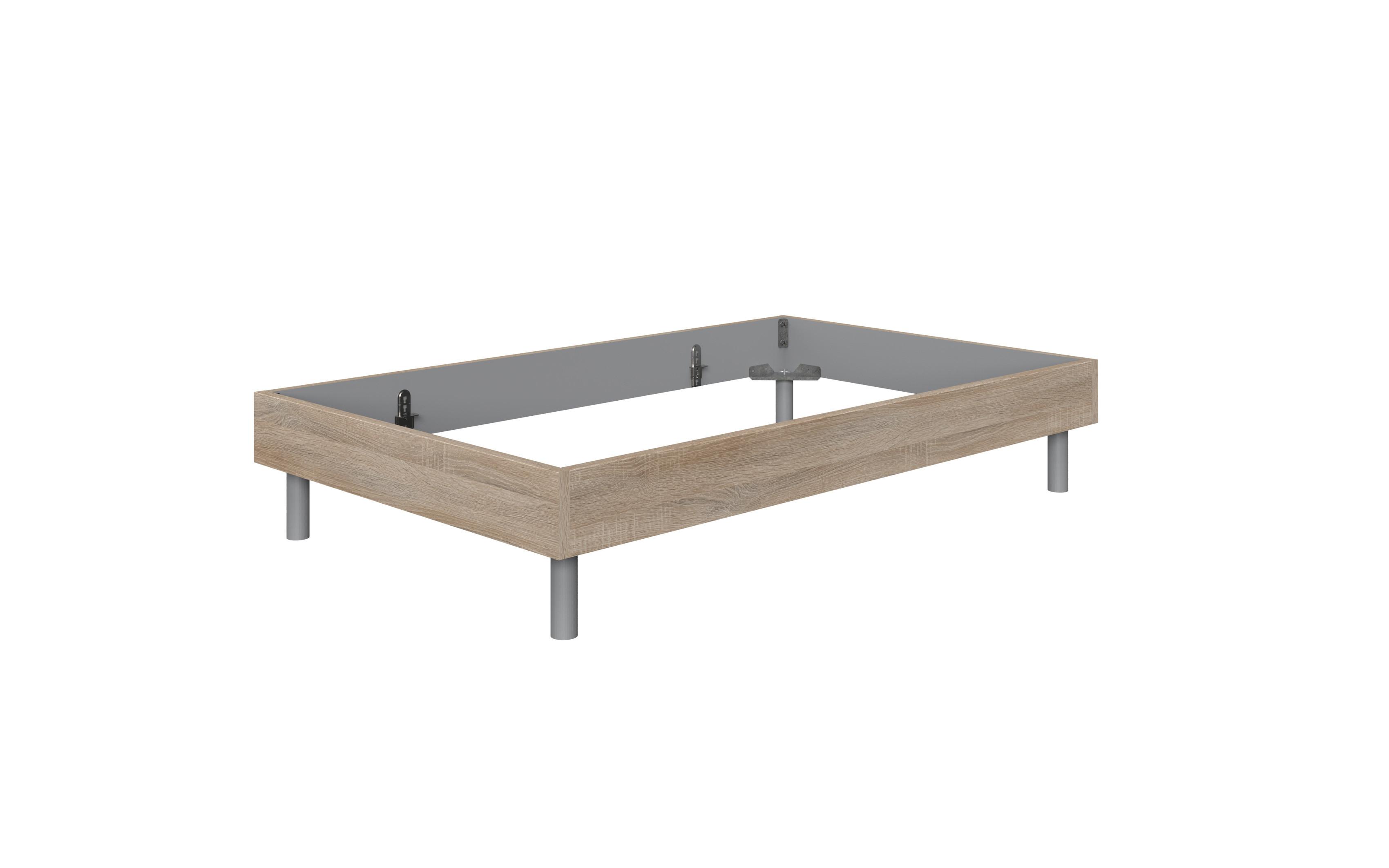 Posteljni Okvir Easy, Barva Hrasta, 120x200 - Moderno (120/200cm) - Mömax
