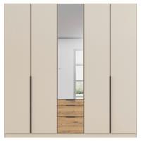 DULAP USI ROTATIVE ALABAMA - argintiu/culoare lemn stejar, Modern, material pe bază de lemn (226/229/54cm) - Modern Living