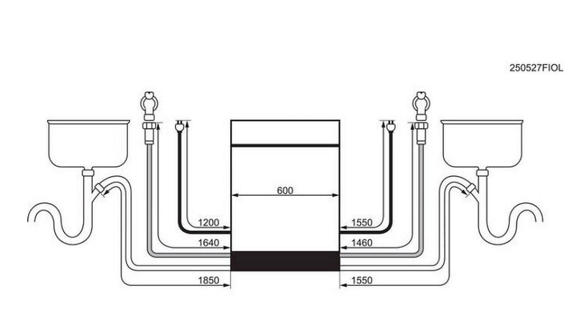 Geschirrspüler GX750C - Weiß, MODERN, Metall (59,6/86,5/55cm) - AEG