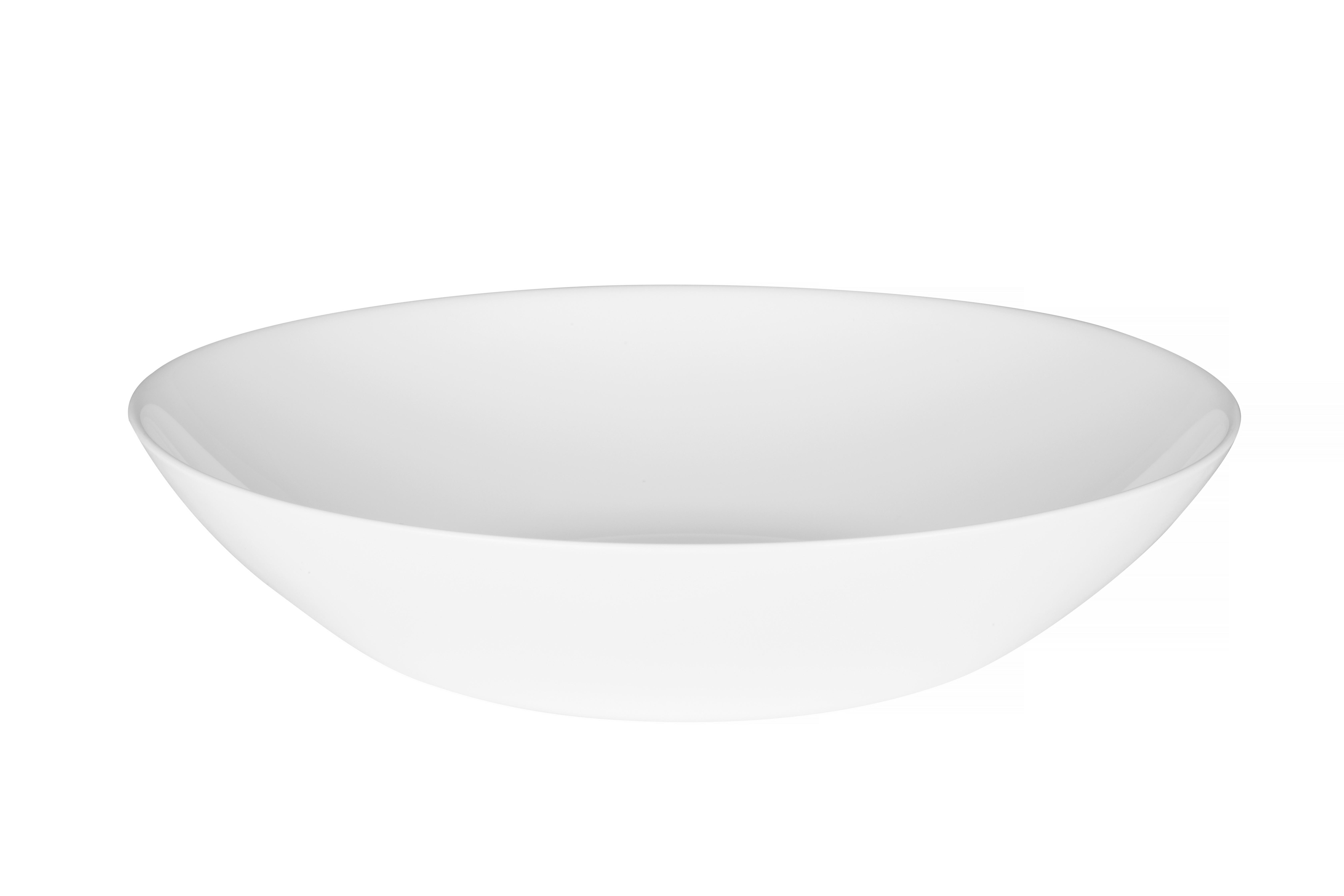 Suppenteller Brigitte Weiß  Ø ca. 20cm - Weiß, KONVENTIONELL, Glas (20cm) - Based