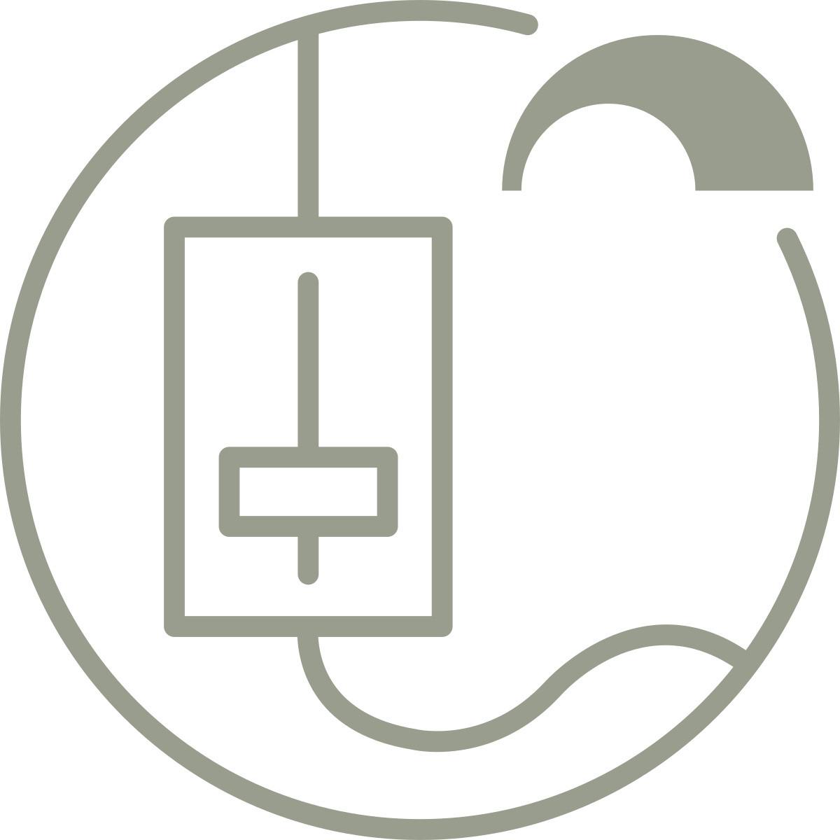 LAMPA STOŁOWA LED 4110-18 RIKA - czarny, Design, tworzywo sztuczne/metal (15/15/33cm) - Paul Neuhaus