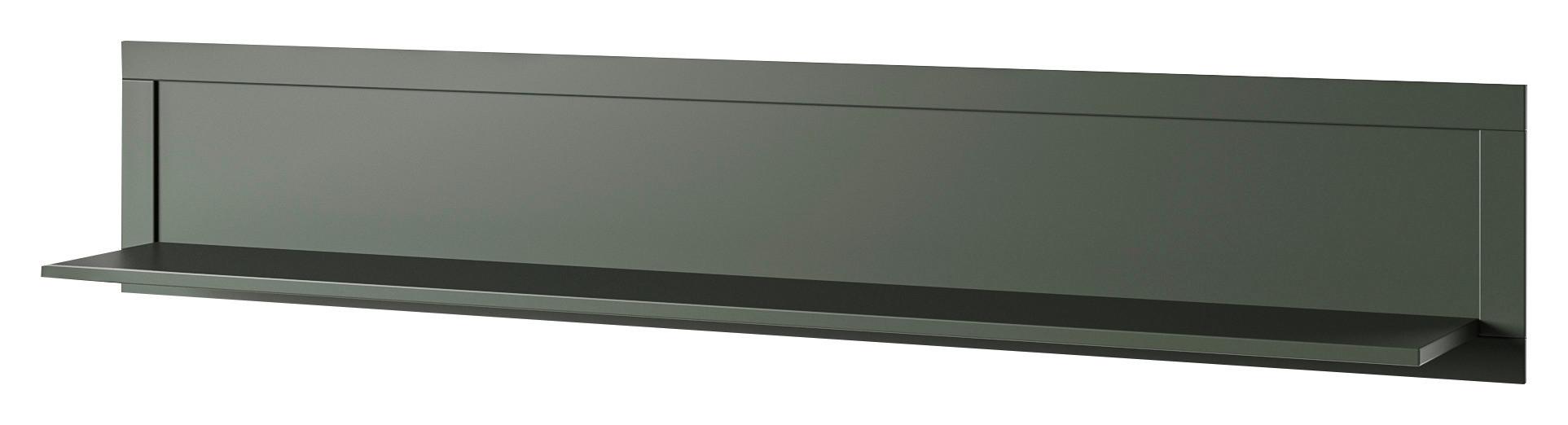 Falipolc Evora - zöld, Design, faalapú anyag (177/32/25,5cm)