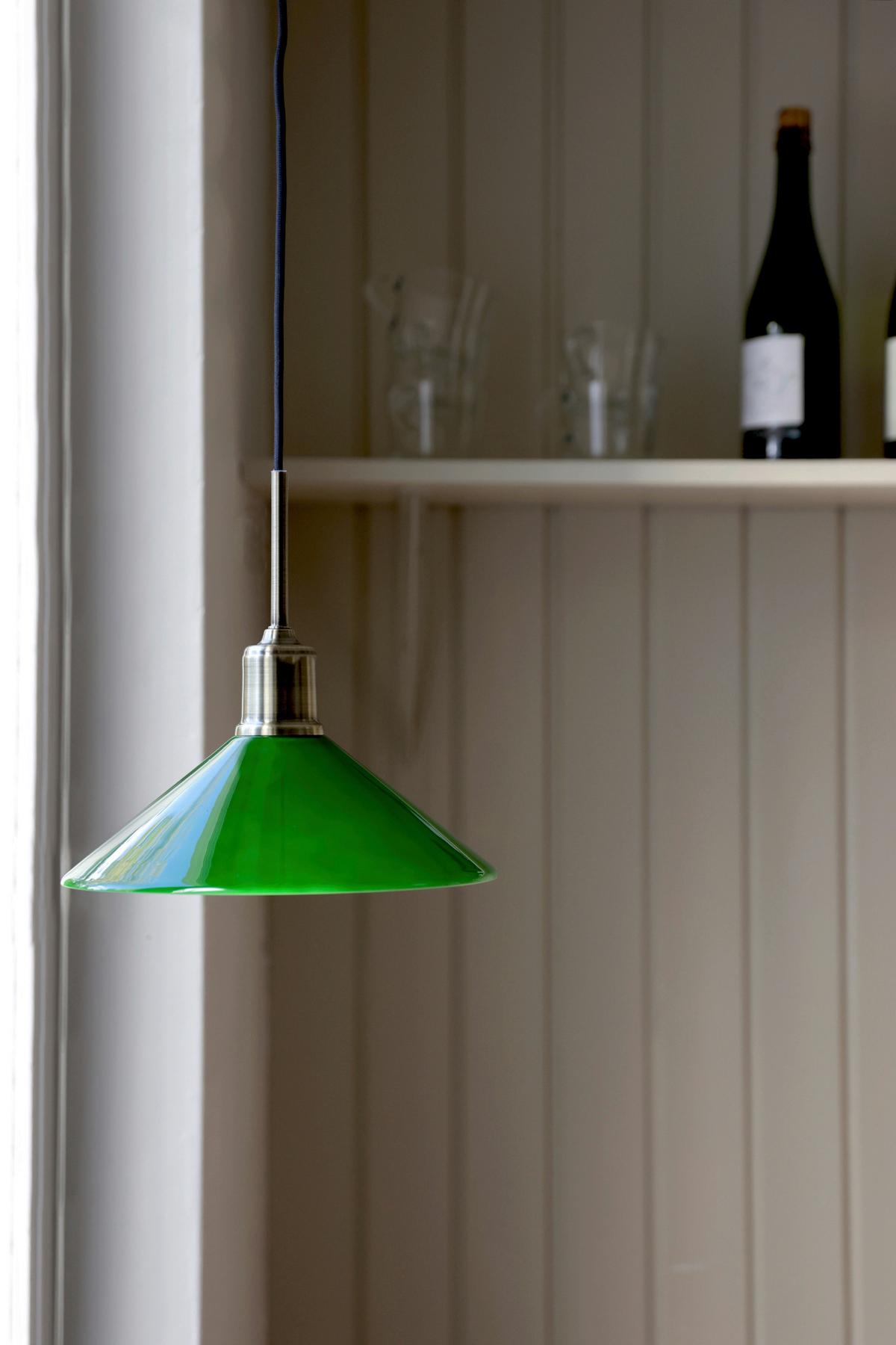Hängeleuchte Vela Grün max. 40 Watt - Grün, Basics, Metall (25/25/23cm) - Markslöjd
