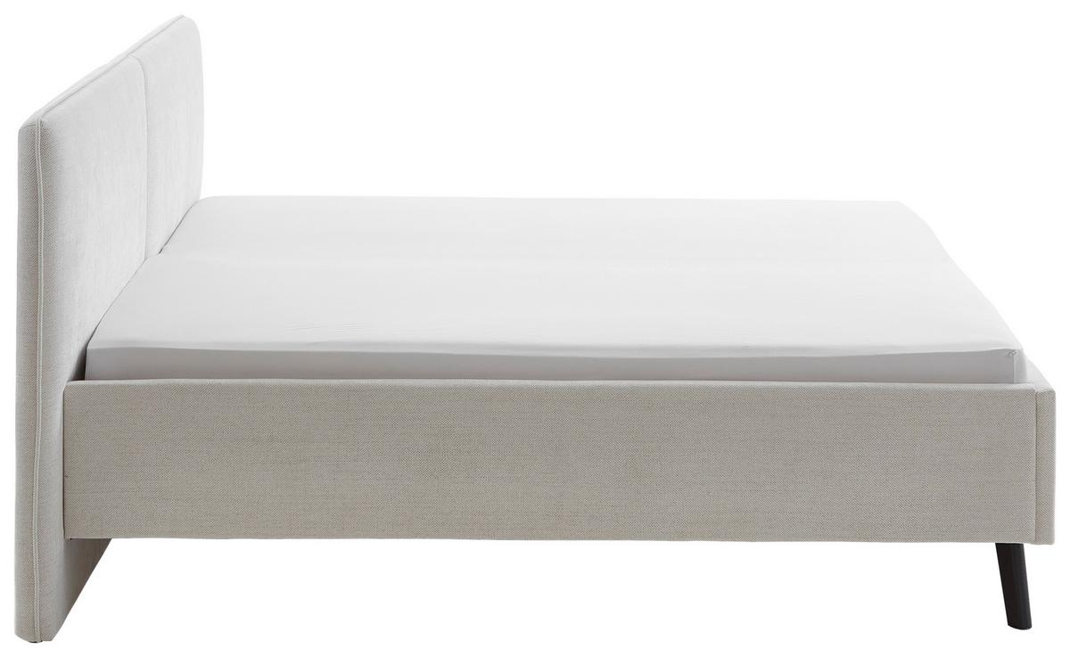 Polsterbett Palma Beige ca. 180x200cm - Beige, KONVENTIONELL, Holz/Textil (180/200cm) - Premium Living