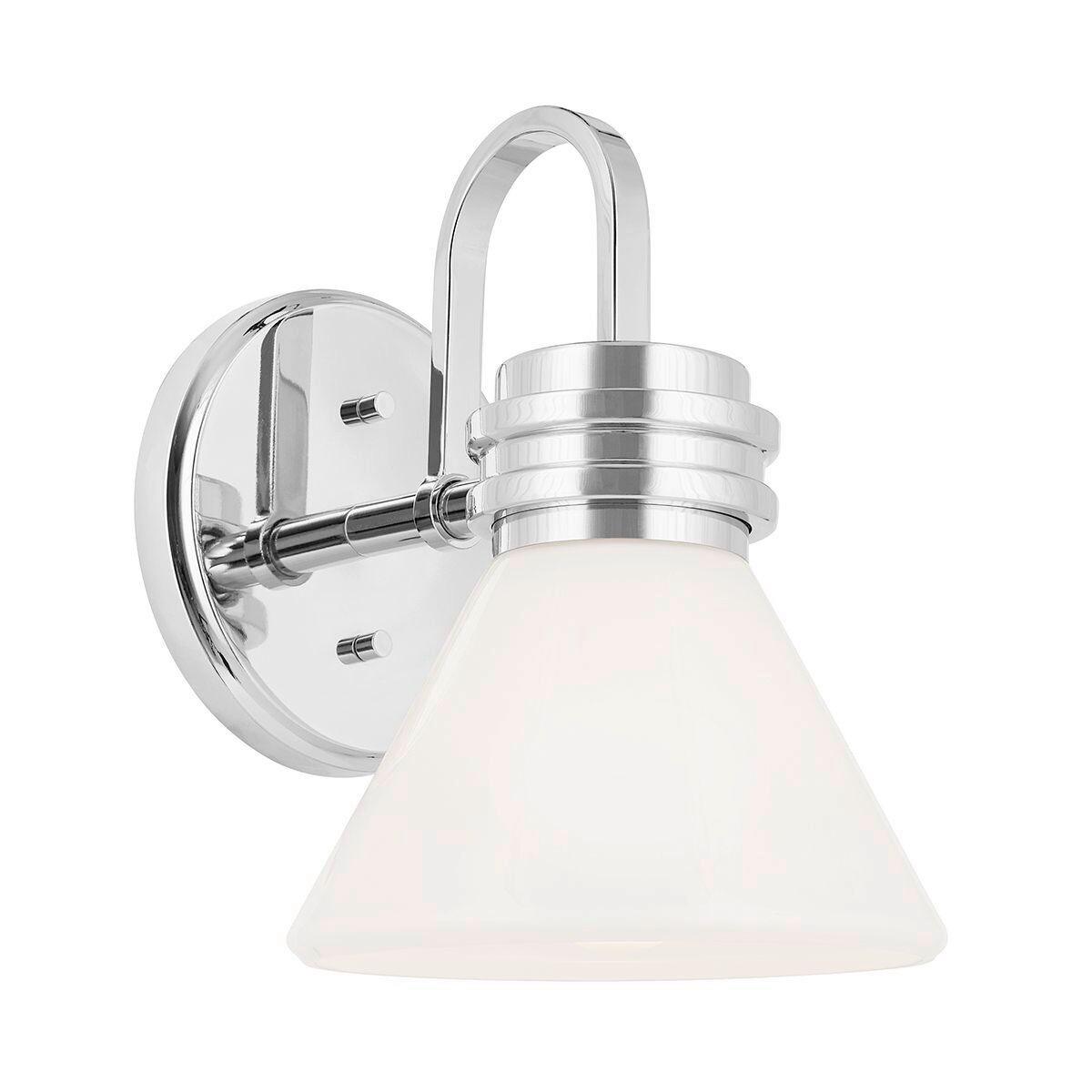 Fürdőszobai Falilámpa Kl-Farum1-Ch - fehér, Konventionell, üveg/fém (2,40/1,78/2,15cm) - Elstead Lighting