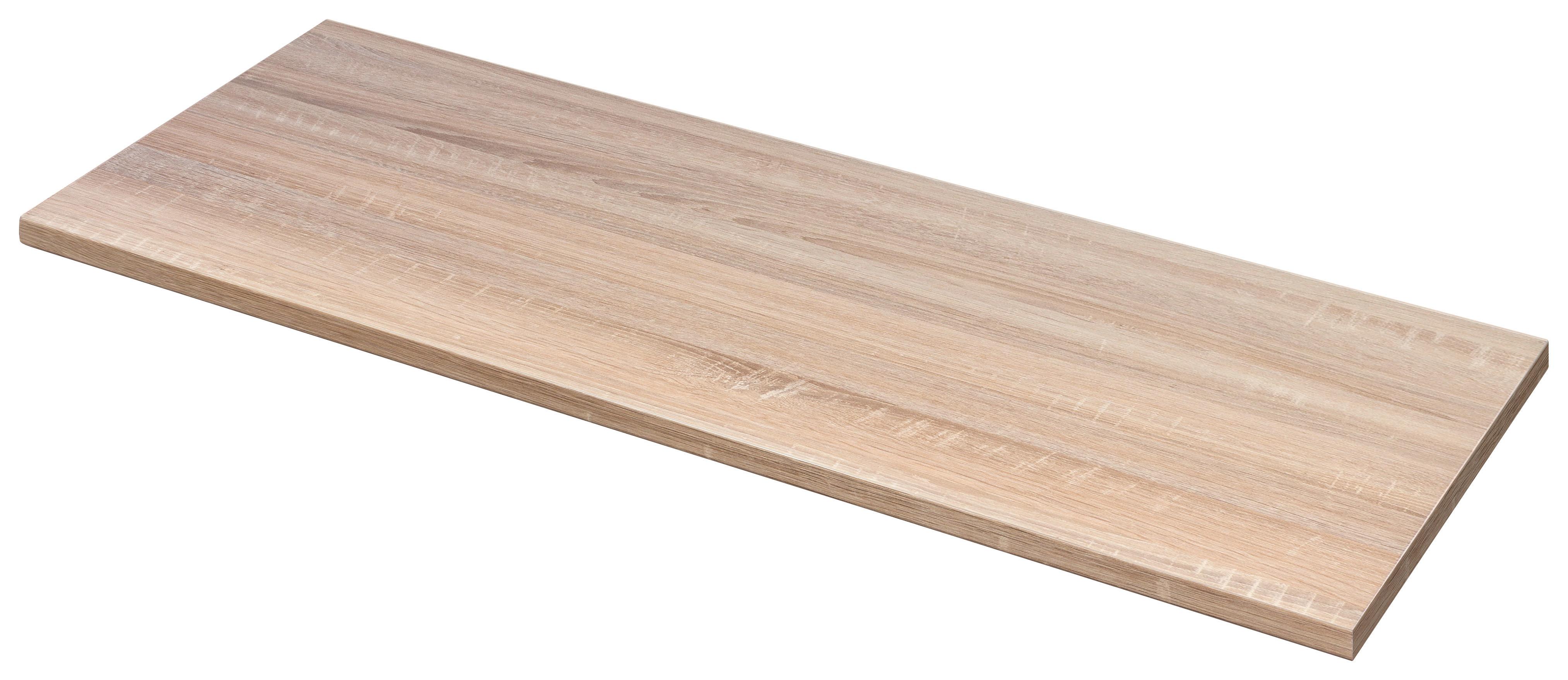 Arbeitsplatte Eichefarben - Eichefarben/Sonoma Eiche, Holzwerkstoff (220/60cm) - FlexWell