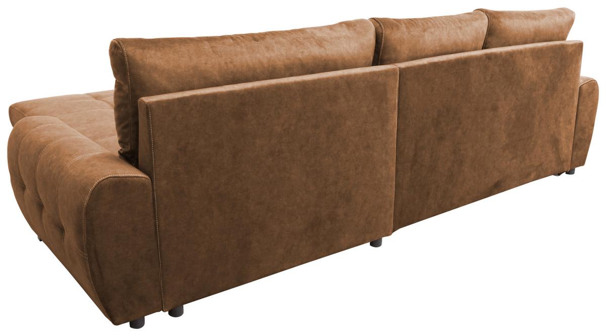 Kutna Garnitura Solar - bijela/tamno narančasta, Moderno, drvo/metal (277/175cm) - Modern Living